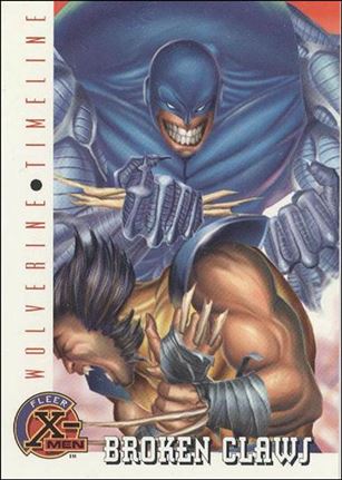 1996 Fleer X-Men International (Base Set) card 88 Broken Claws