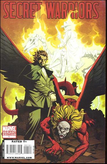 Secret Warriors (2009) issue 1-B Carlos Pacheco "Villain Parents" 1:15 Cover