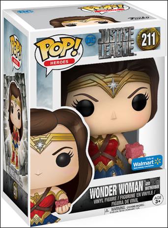 POP! Heroes figure 211 Wonder Woman with Mother Box Walmart Exclusive