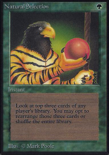Magic the Gathering: Limited Edition Alpha (Base Set) card 212 Natural Selection