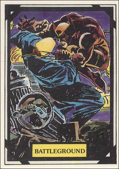Wolverine Trivia (Base Set) card 27 Battleground