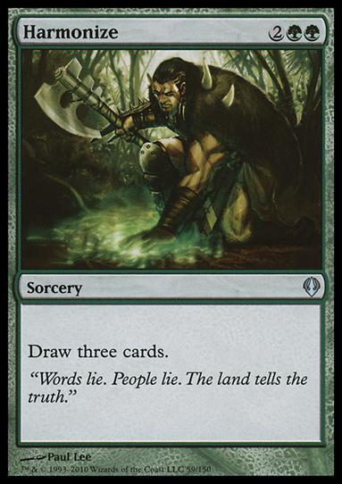 Magic the Gathering: Archenemy (Base Set) card 59 Harmonize