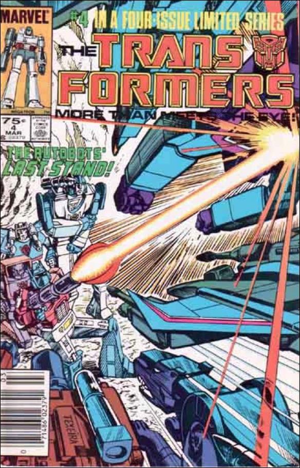 Transformers (1984) issue 4-F Newsstand Cover (3rd Printing)