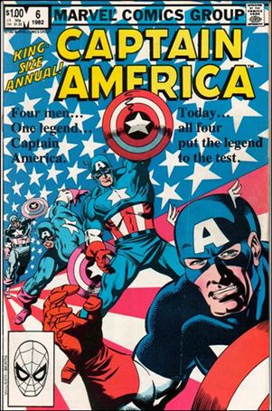 Captain America Annual (1971) issue 6 Direct Cover