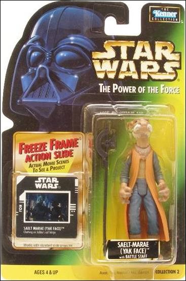 Star Wars: The Power of the Force 2 3 3/4" Basic Action Figures figure 53-C Saelt-Marae (Yak Face) w/ Freeze Frame