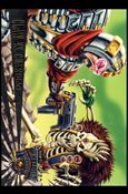 Fleer Ultra Skeleton Warriors (Base Set) card 80 Claw vs. Guardian