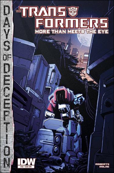 Transformers: More Than Meets the Eye (2012) issue 36-B Nick Roche Subscription Cover