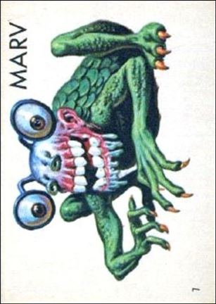Ugly Stickers (1965) (Base Set) card 7-C Marv