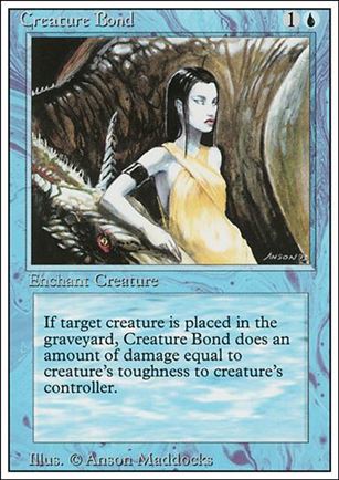 Magic the Gathering: Revised (Base Set) card 55 Creature Bond