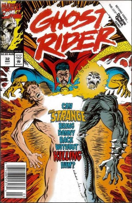 Ghost Rider (1990) issue 32-B Australian Price Cover