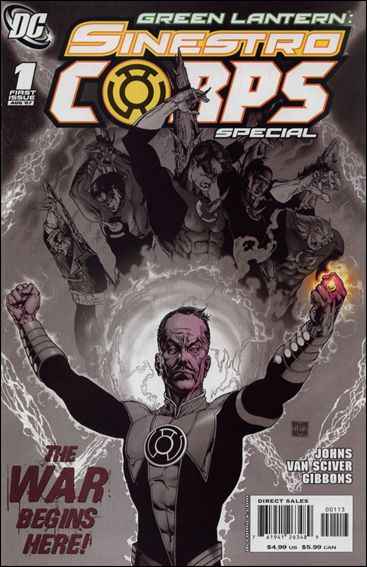 Green Lantern Sinestro Corps Special issue 1-C Sinestro Gray Cover (3rd Printing)