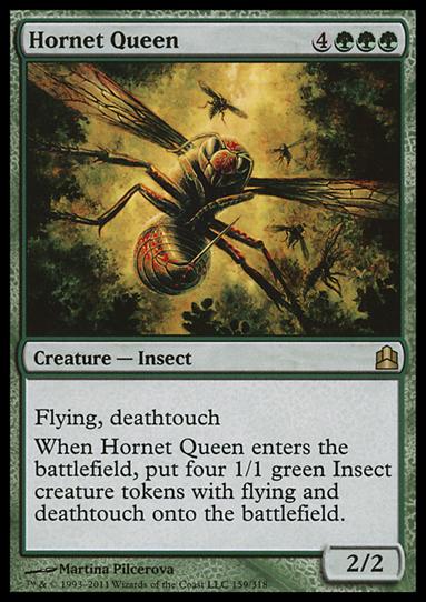Magic the Gathering: Commander (Base Set) card 159 Hornet Queen