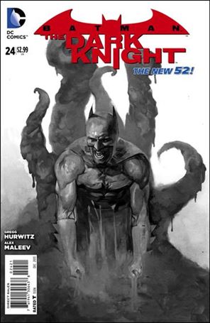 Batman: The Dark Knight (2011/11) issue 24-B 1:25 Black and White Cover