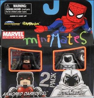 Marvel Minimates figure 83 Armored Daredevil and Moon Knight