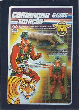 G.I. Joe 30th Salute (Base Set) card 58 Brazil - Forca Fera - Tigor