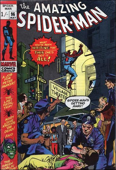 Amazing Spider-Man (1963) issue 96-B UK Price Cover