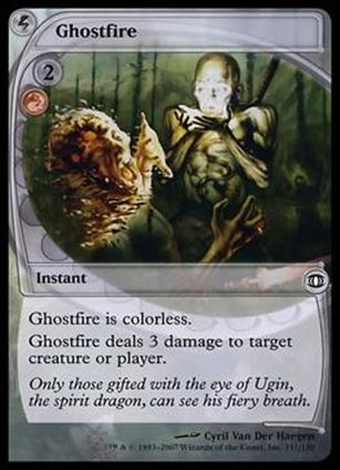 Magic the Gathering: Future Sight (Base Set) card 115 Ghostfire