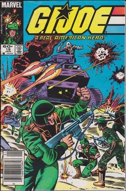 G.I. Joe: A Real American Hero issue 19-C Newsstand Cover