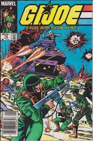 G.I. Joe: A Real American Hero issue 19-C Newsstand Cover