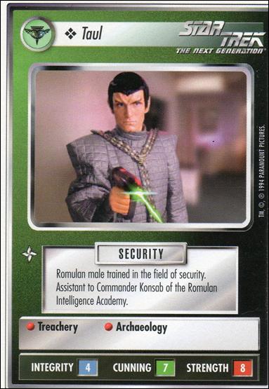 Star Trek: Premiere Unlimited (Base Set) card 323 Taul 