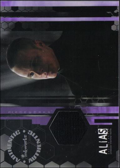 Alias: Season Three (Pieceworks Subset) card PW4 Sweater - David Anders as Julian Sark