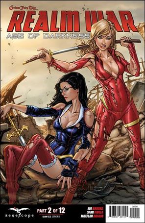 Grimm Fairy Tales Presents Realm War: Age of Darkness issue 2-D Talent Caldwell Cover