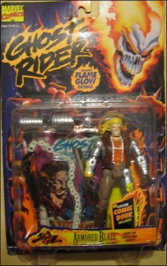 Ghost Rider (Series 2) figure 1 Armored Blaze (Eye Piece In Tray)