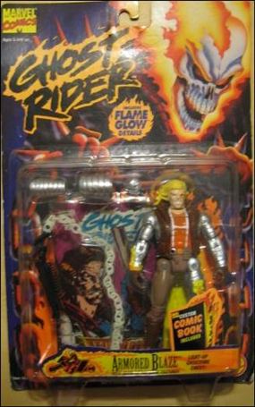 Ghost Rider (Series 2) figure 1 Armored Blaze (Eye Piece In Tray)