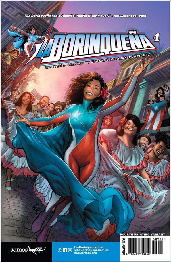 La Borinqueña issue 1-D Fourth Printing Variant