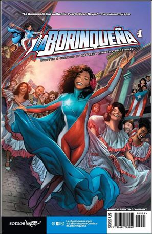 La Borinqueña issue 1-D Fourth Printing Variant