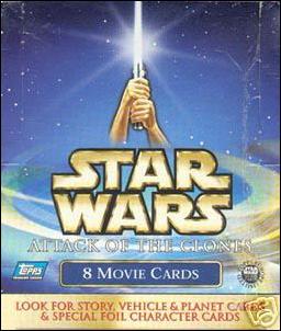 Star Wars: Attack of the Clones UK card 1 Sealed Box