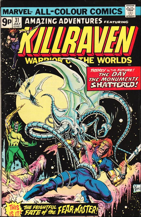 Amazing Adventures (1970) issue 31-B UK Price Cover