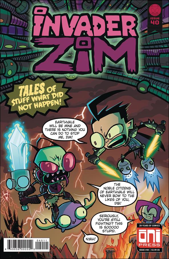 Invader Zim issue 40 Warren Wucinich Cover