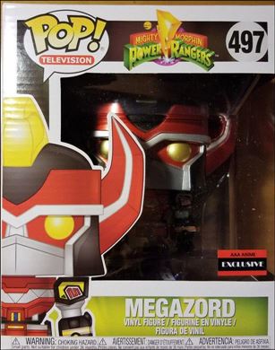 POP! Television figure 497-B Megazord (Metallic) AAA Anime Exclusive