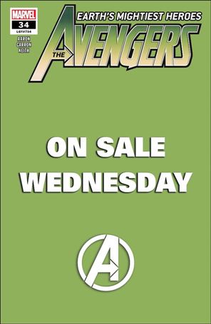 Avengers (2018/07) issue 34-B On Sale Wednesday Cover