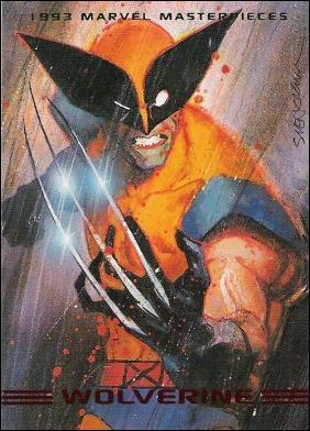 1993 Marvel Masterpieces (Base Set) card 6 Wolverine