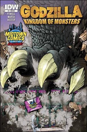 Godzilla: Kingdom of Monsters issue 1-NX Midtown Comics Cover 1/500