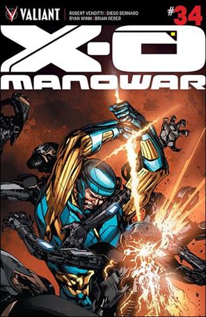X-O Manowar (2012)  issue 34-E Butch Guice 1:25 Cover