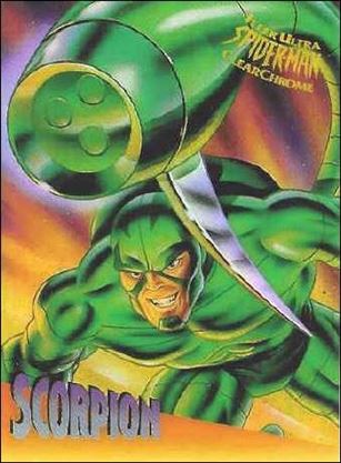 Fleer Ultra Spider-Man (ClearChrome Subset) card 7 Scorpion