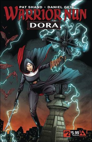 Warrior Nun Dora issue 2-C Daniel Gete Wraparound Cover