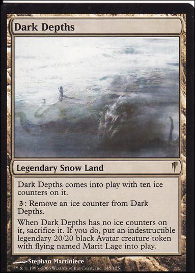 Magic the Gathering: Coldsnap (Base Set) card 145 Dark Depths