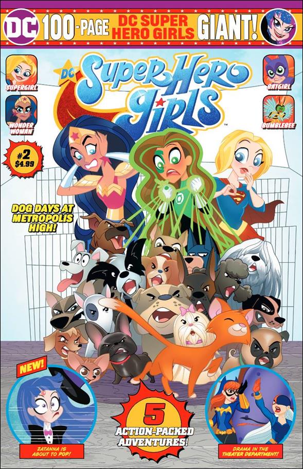 DC Super Hero Girls Giant issue 2-B Yancey Labat Direct Market Edition Cover
