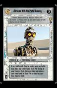 Star Wars: Tatooine Limited (Base Set) card 58 Threepio With His Parts Showing (Alternate Image)