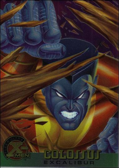 1996 Fleer Ultra X-Men All Chromium (Base Set) card 25 Colossus