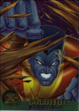 1996 Fleer Ultra X-Men All Chromium (Base Set) card 25 Colossus