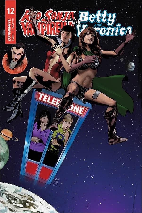 Red Sonja and Vampirella Meet Betty and Veronica issue 12-E Cat Staggs Cover