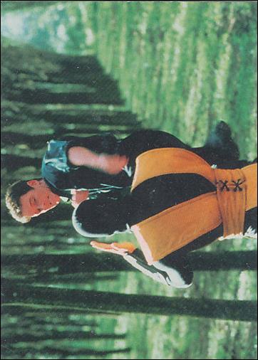 Mortal Kombat (Base Set) card 39 Johnny Makes His Point