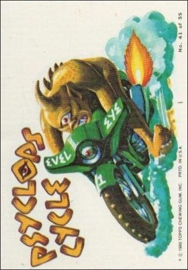 Weird Wheels (Base Set) card 41 Psyclops Cycle