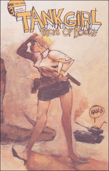 Tank Girl: Visions of Booga issue 3 Wraparound Cover