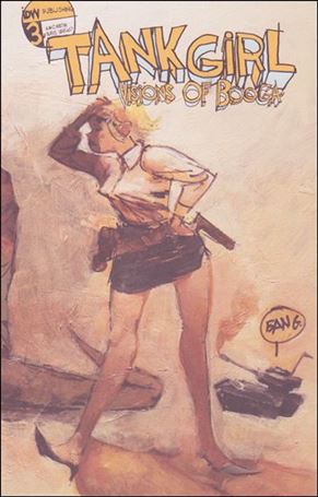 Tank Girl: Visions of Booga issue 3 Wraparound Cover